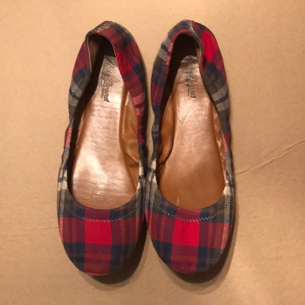 Plaid loafers. Lucky Brand flats